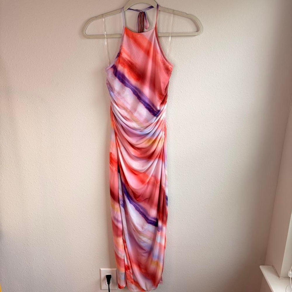 Summer Halter Maxi Dress Small